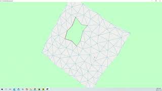 VTK Python Example - ConstrainedDelaunay2D