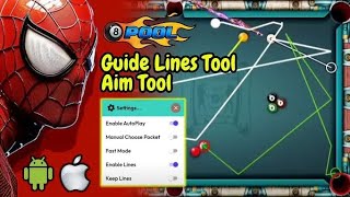 8 Ball Pool guideline TOOL | PRO PLAYER TOOL Guide Line Spider Tool 🔥 8 Ball Pool Aim Hack 100% Safe