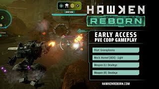 Hawken Reborn: Multiplayer PVE Coop Gameplay - Hornet [VEX] Light