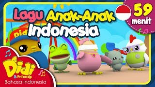 Lagu Anak Balita Indonesia | Pok Ame Ame & Lain-lain | Didi & Friends | 59 Menit