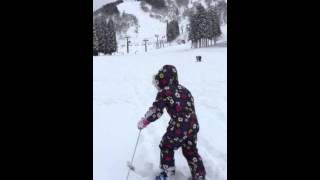 Skiing @ Ichirino kids play Mt. Hakusan