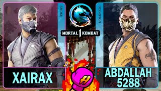 MK1 Xairax (SMOKE) VS Abdallah5288 (SCORPION)🥊Mortal Kombat 1🥊4K 60ᶠᵖˢ