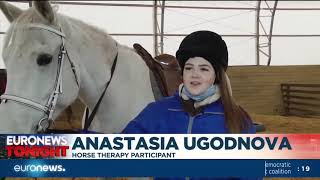 Horse therapy: Russian programme helps COVID volunteers cope with stress