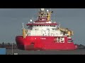 ROYAL RESEARCH SHIP SIR DAVID ATTENBOROUGH SAILING ON THE RIVER THAMES