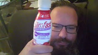 Slimfast - Advanced Nutrition - Strawberries and Cream flavor - Meal Replacement Shake - Review