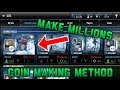 How To Make Millions!! INSANE Coin Making Method!! | Madden Mobile 17