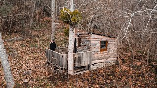 Ormandaki Kulübemde Sakin Bir Gün Geçirmek - Sobada Kestane - Doğa Sesleri #naturesounds