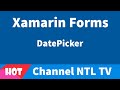 Xamarin Forms DatePicker