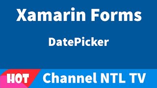 Datepicker In Xamarin Forms Xamarin Forms Datepicker Using Date Picker Datepicker In Xamarin Forms Xamarin Forms Datepicker Using Date Picker
