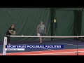 Construction progresses on Bristol Sportsplex pickleball court