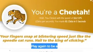 Click speed test world record.5 SECOND