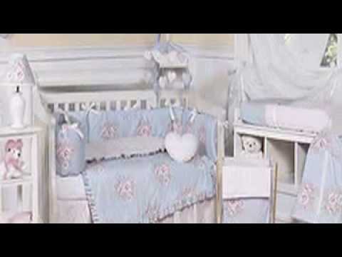 Sky Blue And Pink Shabby Chic Fl Baby Girl Crib Bedding Sky Blue And Pink Shabby Chic Fl