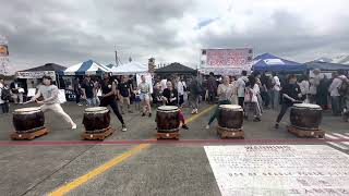 陣馬太鼓×横田サムライ太鼓　【勇み駒】　横田基地日米友好祭ブース前