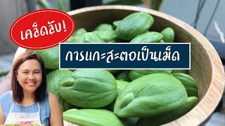 เคล็ดลับการแกะสะตอเป็นเม็ด | วิธีแกะสตอให้เป็นเม็ด | แกะเม็ดสะตอ | แกะสะตอทำไง | วิธีปอกสะตอ | สะตอ