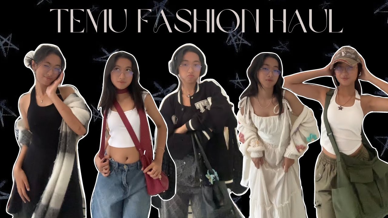 Temu Fashion Haul Youtube
