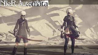 【NieR:Automata】『BOSS：アダム「砂漠地帯_マンモス団地」』