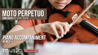 Moto Perpetuo (3rd Suite No. 6 - Allegro) Piano Accompaniment for Violin