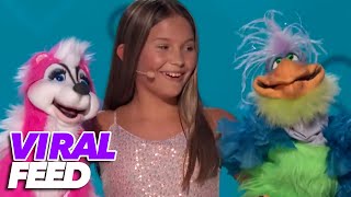 Following In DARCI LYNNE'S Footsteps! Kid Ventriloquist Reveals Her MIND READING SKILLS!