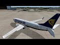 p3dv4.5 manchester tenerife ryanair 737 800