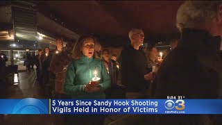 Vigils Held On 5 Year Anniversary Of Sandy Hook Shooting