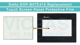 Delta DOP-B07E415 Touch Screen Front Overlay Repair