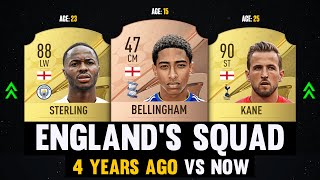 England's 2022 World Cup Squad 4 Years Ago! 🤯😱 | FT. Bellingham, Kane, Sterling...