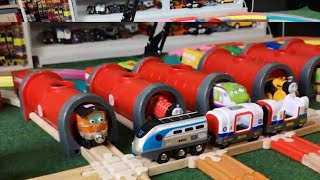 Brio 4 Subway tunnel Chuggington wooden Thomas the Tank Engine Train Railway educational toy