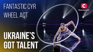 🤩Fantastic Cyr wheel act – Ukraine's Got Talent