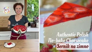 Amazing no-bake cheesecake | Sernik na zimno | Polish cooking channel