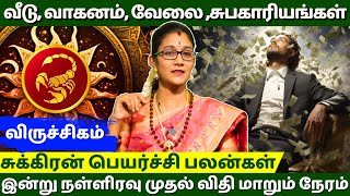 விருச்சிகம் சுக்கிரன் பெயர்ச்சி பலன்கள் | Viruchiga rasi | Guru Jothidam |Rasipalan |Tamil Astrology