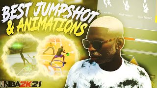 BEST JUMPSHOT & BEST ANIMATIONS IN NBA 2K21! Never Miss Another Shot! Get Unlimited Ankle Breakers!