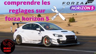 tuto COMPRENDRE LES REGLAGES sur forza horizon 5 #forzahorizon5 #fh5 #gameplay