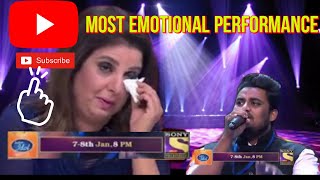Indian Idol Best Performance that made Farha Khan cry
