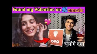 Proposing My Valentine on Omegle To Real Life 😍Adarshucomegle adarsh