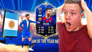 JEG PACKEDE TOTY MESSI!!! *VANVITTIG 90+ PACKOPENING!*