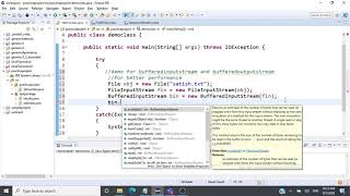BufferedInputStream and BufferedOutputStream in Java - CSE1007 - Java Programming