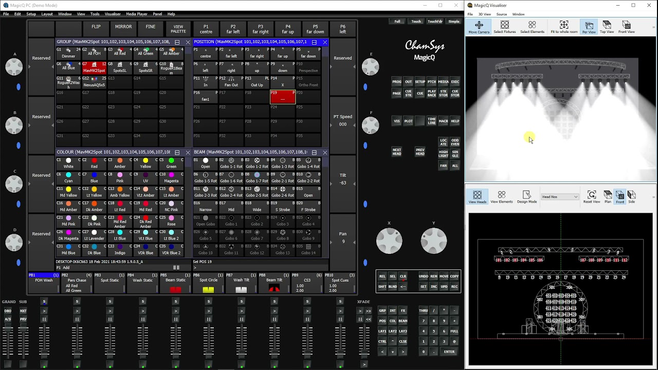 Tutoriales Basicos Magicq Grabando Palettes Youtube