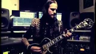 (Dimmu Borgir) Shagrath playing guitar in studio