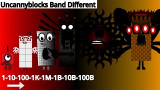 Looking For Uncannyblocks Band But Different nightmare (1 -10 -100 -1K 1M 1B -100B) But New Remake!