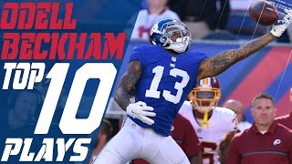 Odell Beckham Jr.'s Top 10 Plays of the 2016 Season | New York Giants | NFL High