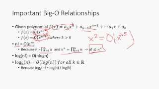 Big O Notation - Discrete Math Structures 5