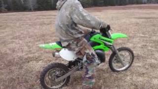 2009 Kawasaki KX65 top speed \u0026 me taking a lap (NOT 70MPH LIKE THE KID SAYS.)