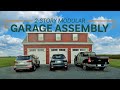 Two-Story Modular Garage Assembly - Stoltzfus Structures