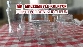 SÜR ÇIKSIN.....   ZORLU KAVANOZ  ETİKETLERİNİ  KOLAYCA ÇIKARMANIN SİHİRLİ YOLU .../FİSUN YILMAZ