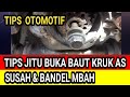 Cara mudah buka baut Kruk as Daihatsu - Cara melepas baut pully kruk as daihatsu taruna