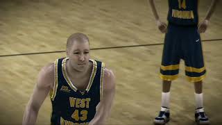 2020 NCAA Basketball Tournament Second Round Match West Virginia Mountaineers VS Florida State Semin