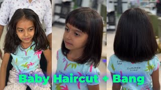 Baby Hair cutting || Baby Girl Hair Cutting || Haircut Girls || Baby Haircut Tutorial For Beginners