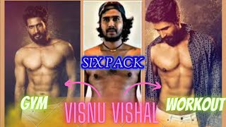 vishnu vishal 🔥six pack 😲workout motivation video