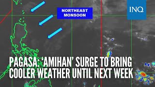 Pagasa: ‘Amihan’ surge to bring cooler weather until next week