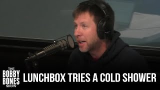 Lunchbox Attempts A Cold Shower After Brett Eldredge Suggests People Take Them